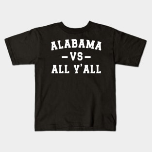 Alabama Vs. All Y'all Kids T-Shirt